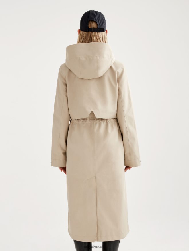 Aigle roupas capa de chuva longa redesenhada de gore-tex vime mulheres RX2B88451