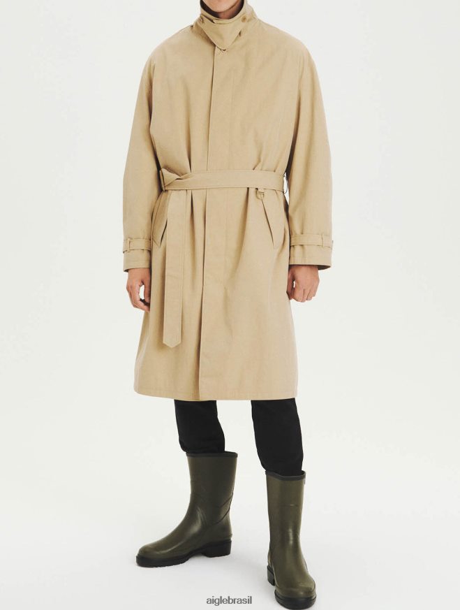 Aigle roupas casaco longo atemporal vime mulheres RX2B88225