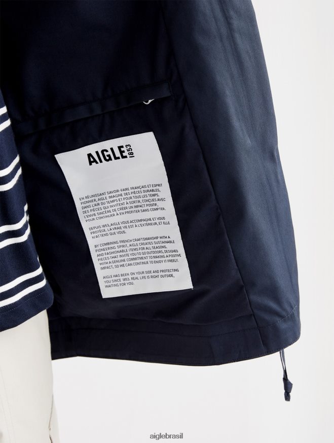 Aigle roupas icônico rabo de peixe com capuz curto mtd Império mulheres RX2B88494