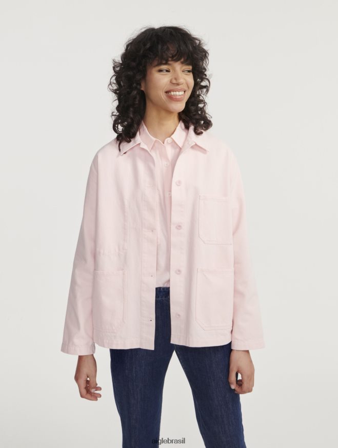 Aigle roupas jaqueta de trabalho de comprimento médio cereja mulheres RX2B88471