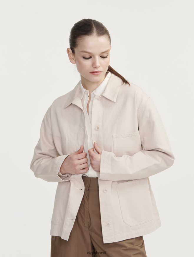 Aigle roupas jaqueta de trabalho de comprimento médio zibelina mulheres RX2B88479