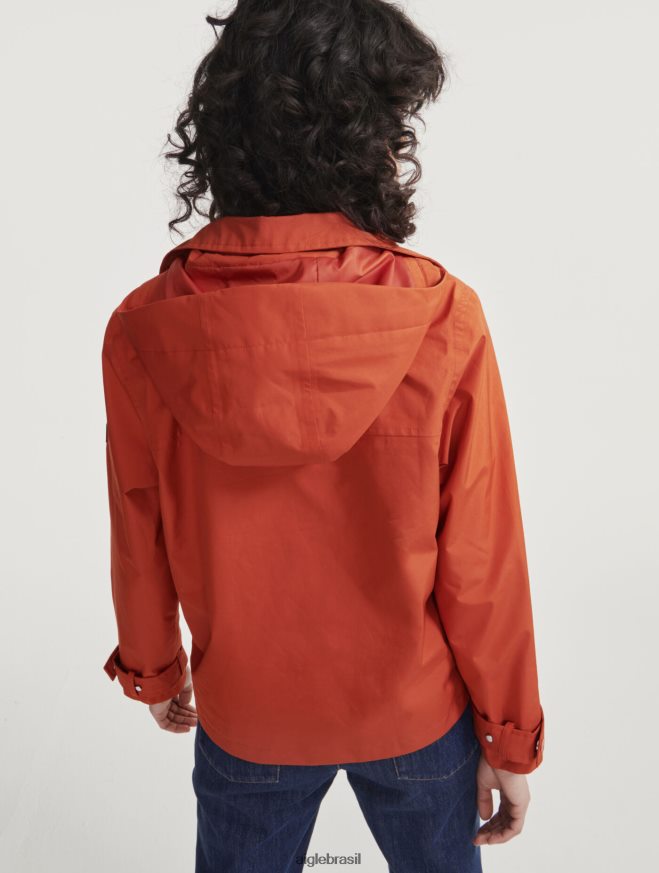 Aigle roupas jaqueta gore-tex com capuz destacável goji eu mulheres RX2B88486