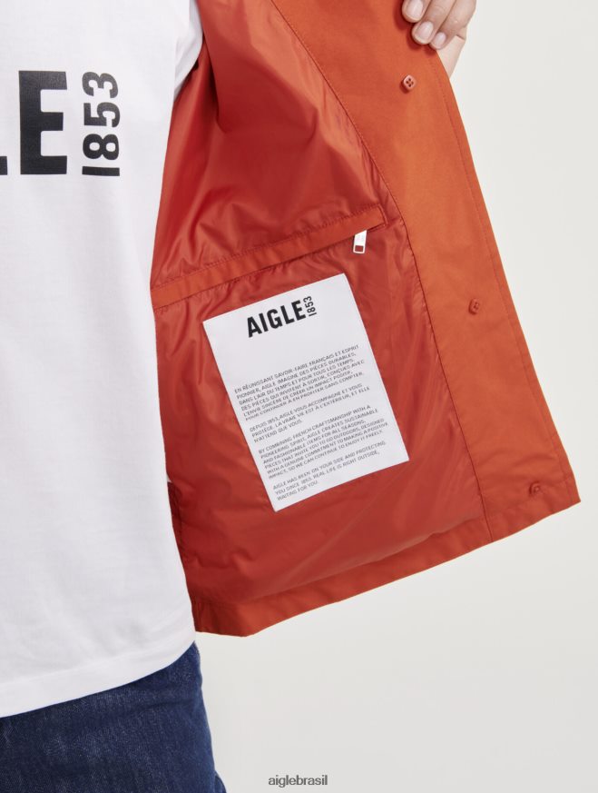 Aigle roupas jaqueta gore-tex com capuz destacável goji eu mulheres RX2B88486