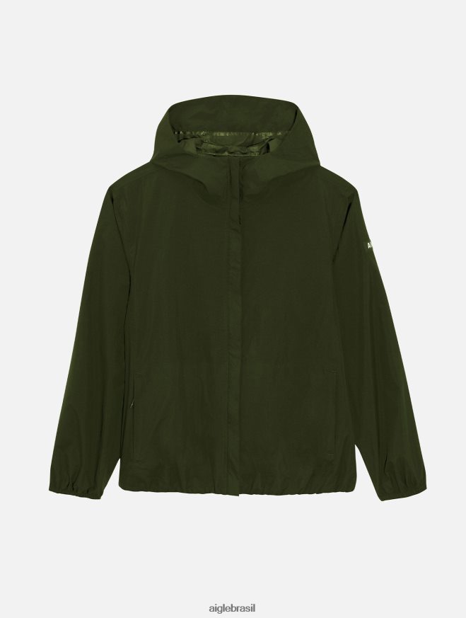 Aigle roupas jaqueta impermeável mtd curta advogado mulheres RX2B88500