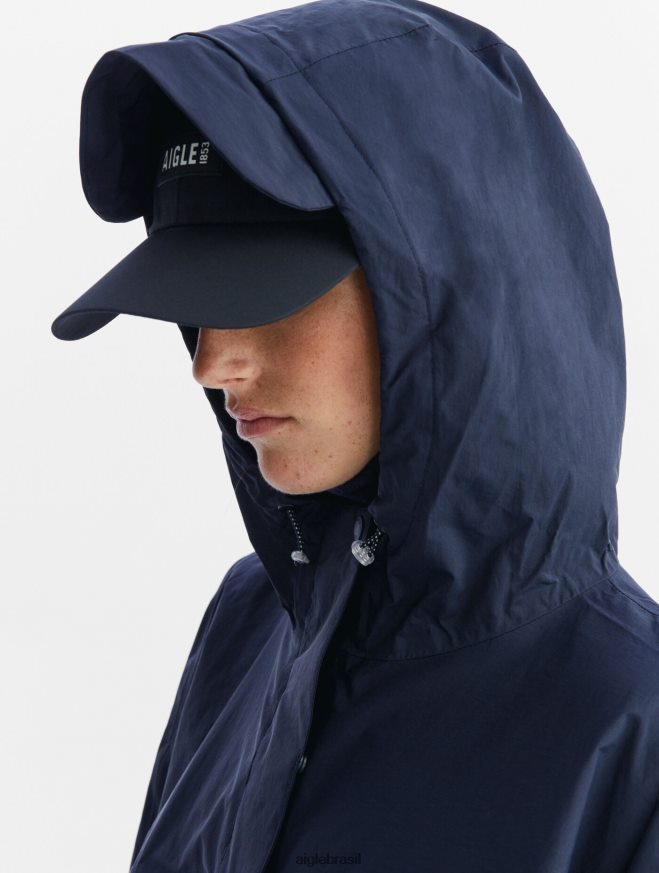 Aigle roupas poncho impermeável para ciclistas marinho mulheres RX2B88666