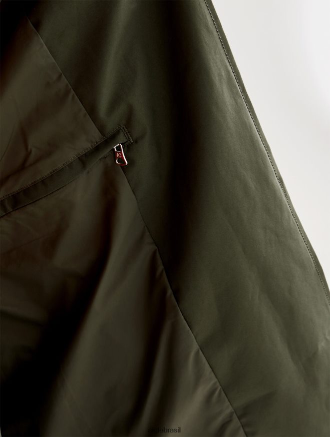 Aigle roupas trench coat gore-tex curto com capuz destacável advogado mulheres RX2B88457