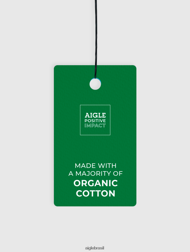 Aigle roupas moletom com gola redonda com design ecológico carvão mulheres RX2B88659