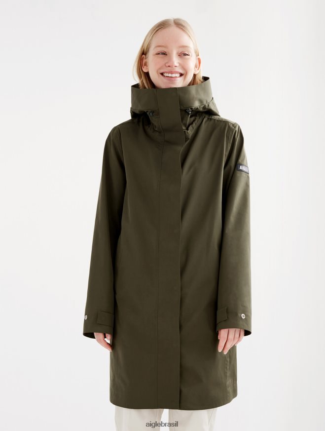 Aigle roupas parka longa mtd discutir mulheres RX2B88441