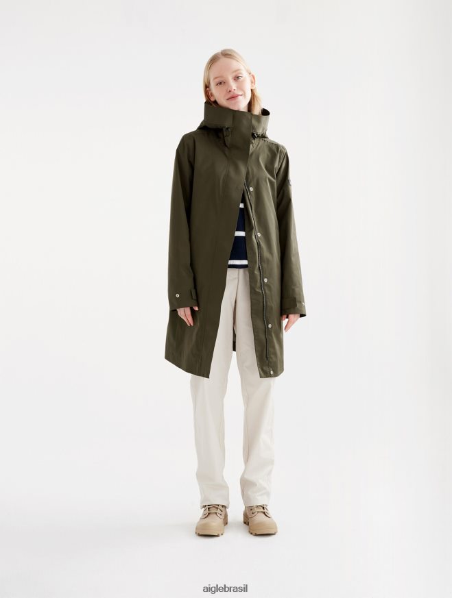 Aigle roupas parka longa mtd discutir mulheres RX2B88441