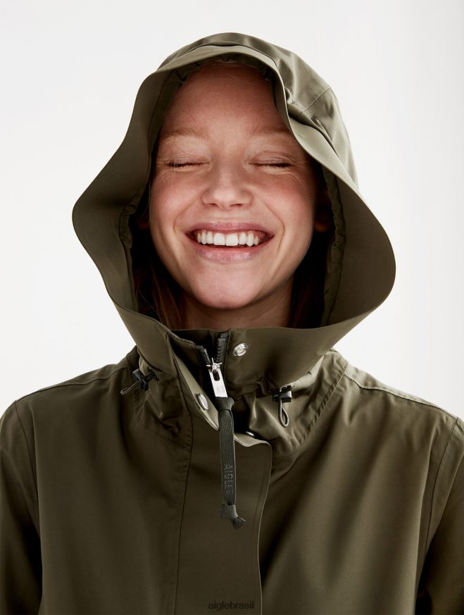 Aigle roupas parka longa mtd discutir mulheres RX2B88441