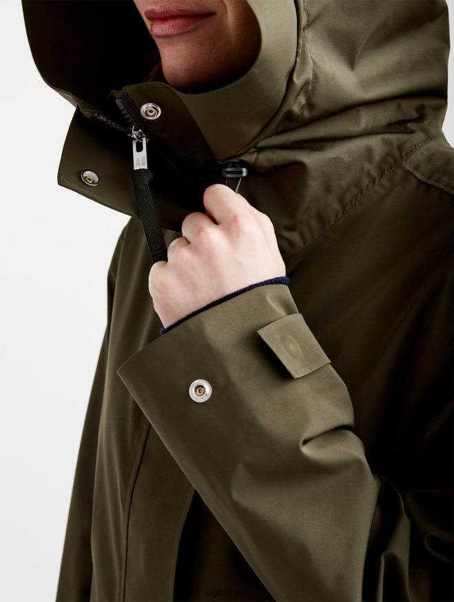 Aigle roupas parka longa mtd discutir mulheres RX2B88441