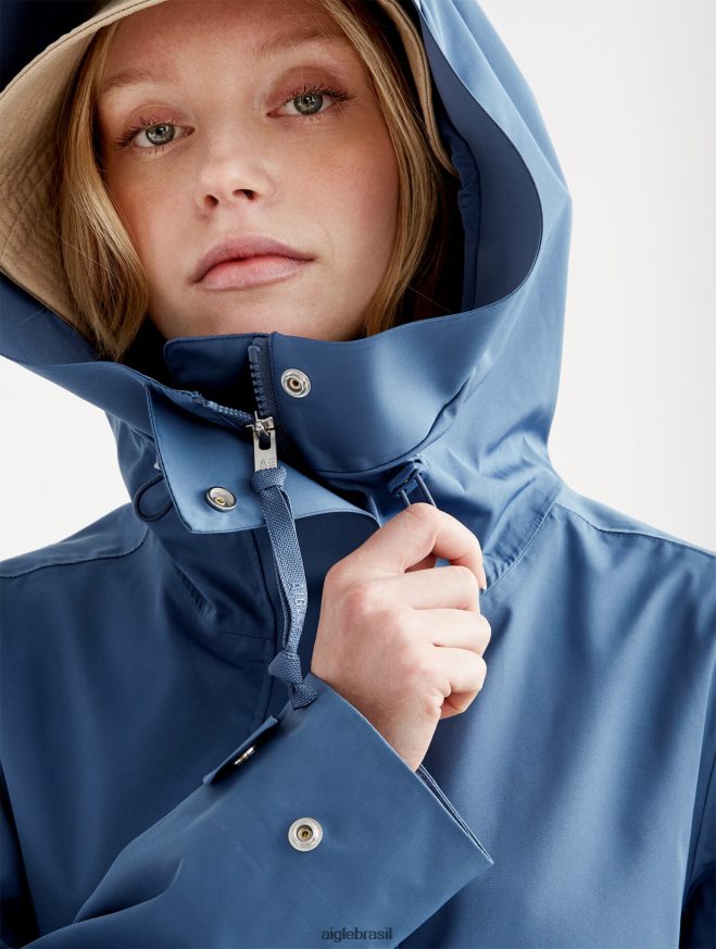 Aigle roupas parka longa mtd marais mulheres RX2B88467