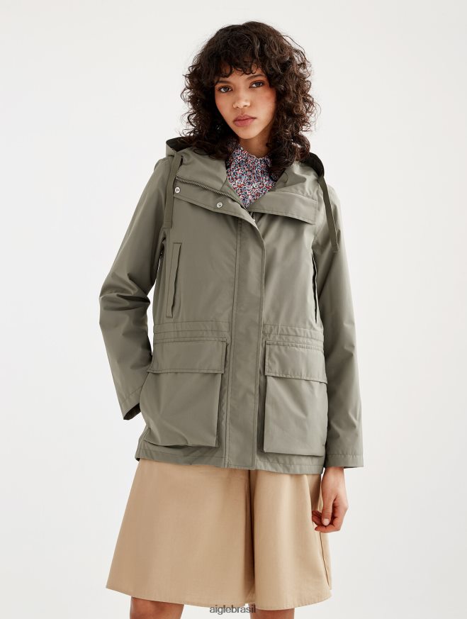 Aigle roupas parka mtd de comprimento médio taillis mulheres RX2B88497
