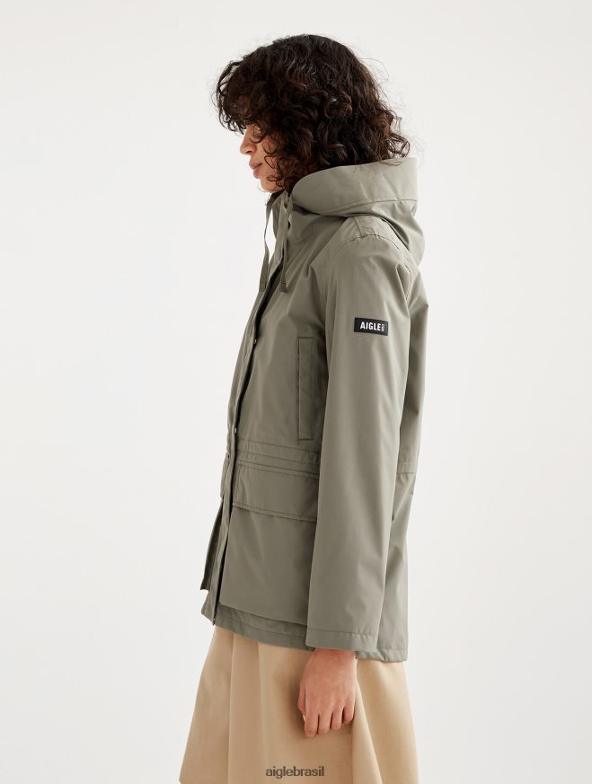 Aigle roupas parka mtd de comprimento médio taillis mulheres RX2B88497