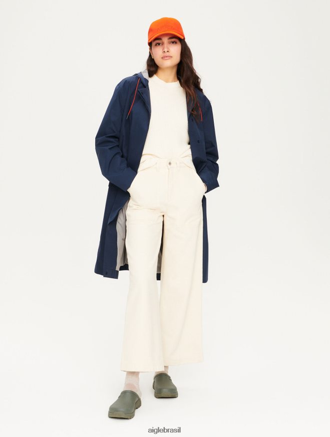 Aigle roupas parka muito quente e gore-tex império azul mulheres RX2B88688