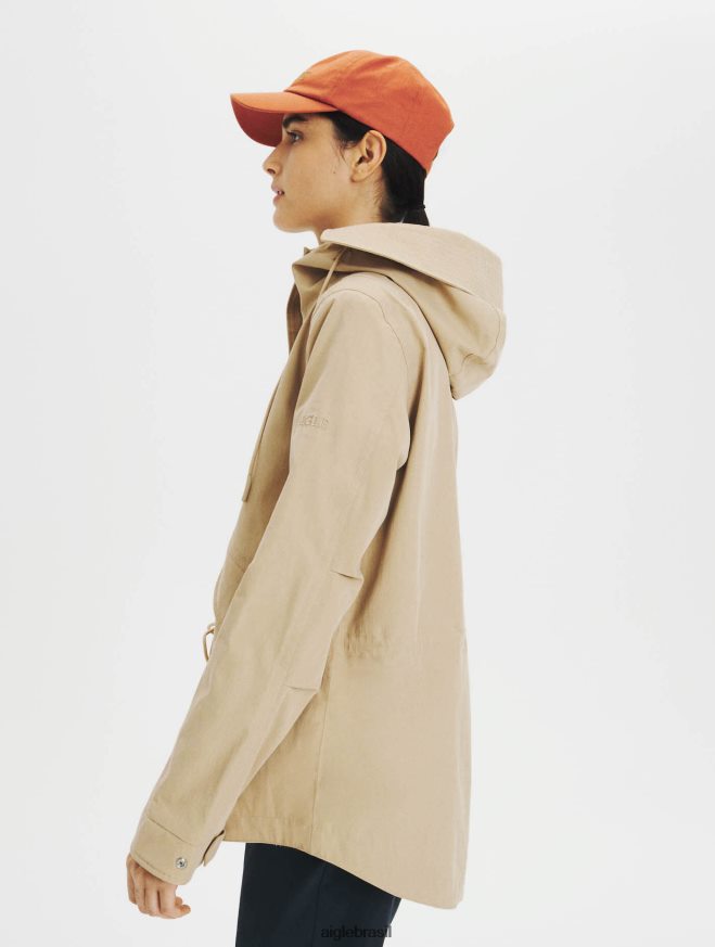 Aigle roupas parka rabo de peixe curta vime mulheres RX2B88676