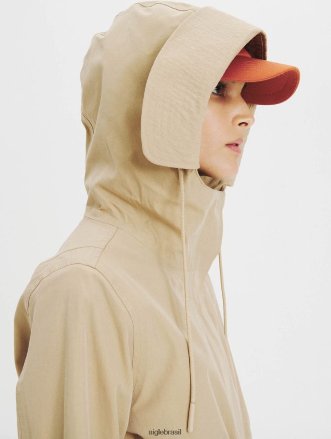 Aigle roupas parka rabo de peixe curta vime mulheres RX2B88676