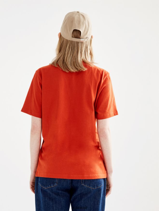 Aigle roupas camiseta gola redonda em algodão orgânico goji mulheres RX2B88546