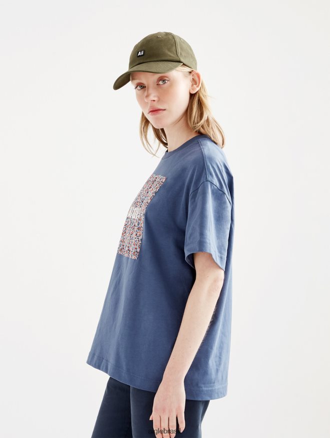 Aigle roupas camiseta liberdade e estampa manga curta marais mulheres RX2B88543