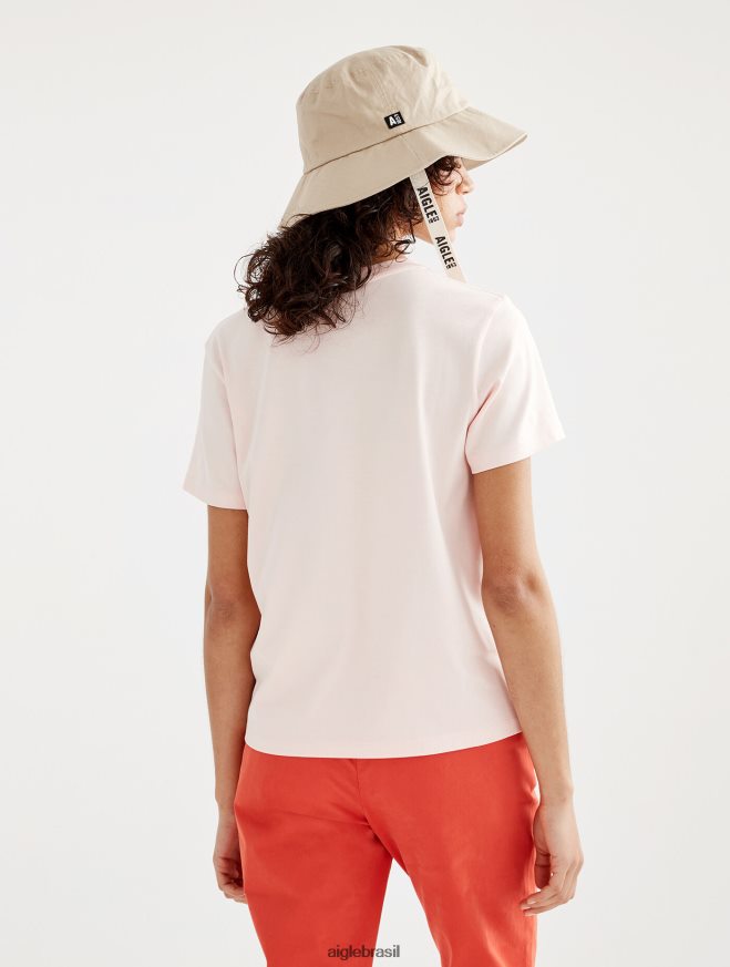 Aigle roupas camiseta manga curta estampada pyratex cereja mulheres RX2B88584