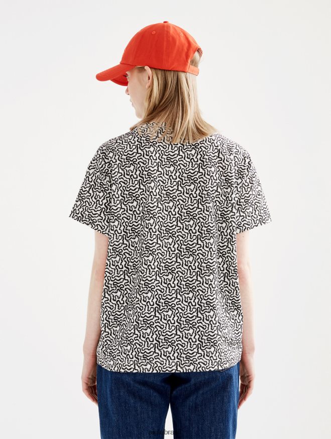 Aigle roupas camiseta manga curta toda lait pr mulheres RX2B88563