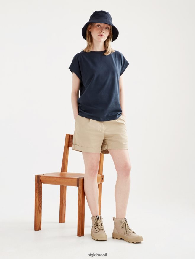 Aigle roupas camiseta ombro a ombro Império mulheres RX2B88446