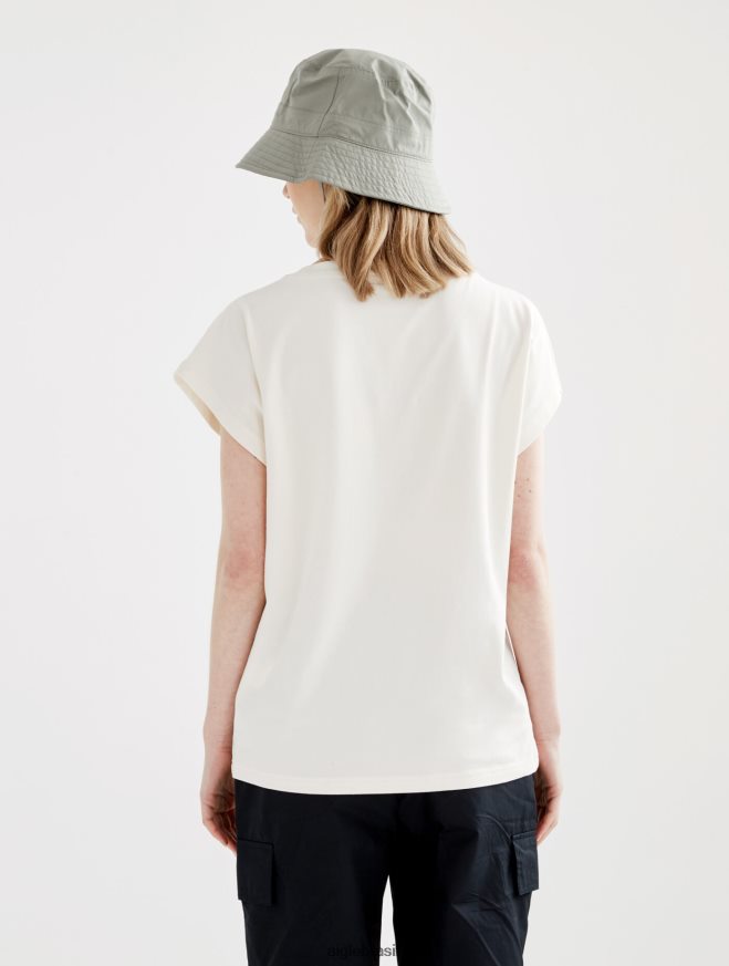 Aigle roupas camiseta ombro a ombro leite mulheres RX2B88450