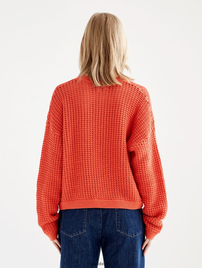 Aigle roupas suéter decorativo de malha de manga comprida Harissa mulheres RX2B88529