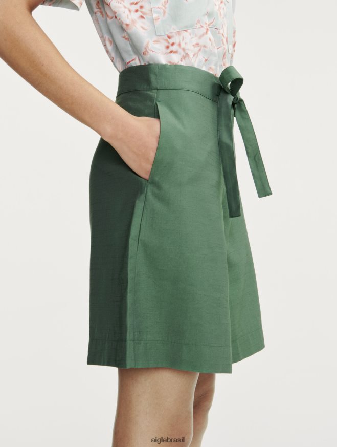 Aigle roupas leve curto botânico mulheres RX2B88464