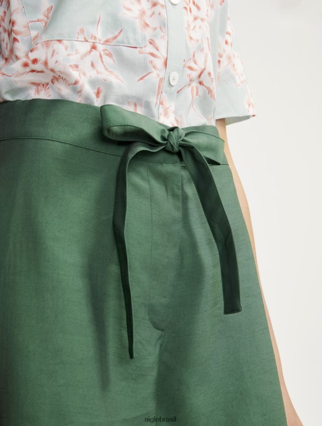 Aigle roupas leve curto botânico mulheres RX2B88464