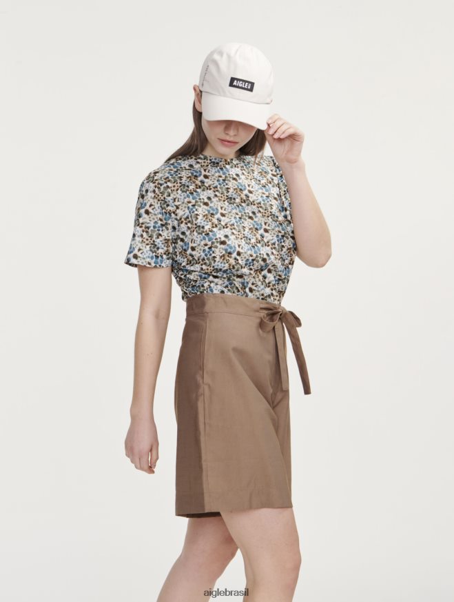 Aigle roupas leve curto capuccino mulheres RX2B88455