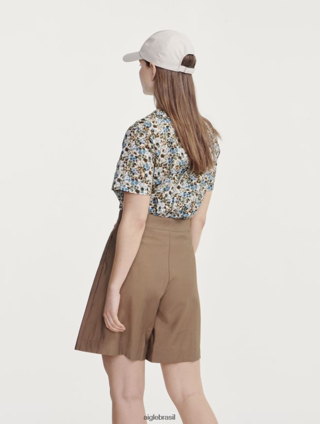 Aigle roupas leve curto capuccino mulheres RX2B88455