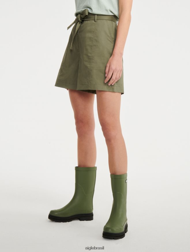 Aigle roupas saco de papel com cinto curto taillis mulheres RX2B88693