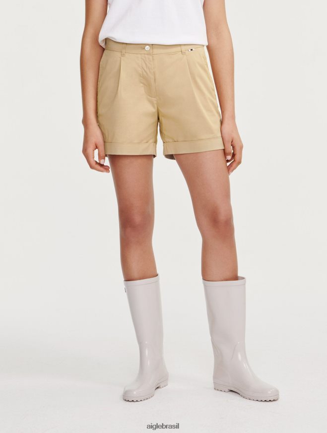 Aigle roupas shorts chino vime mulheres RX2B88435