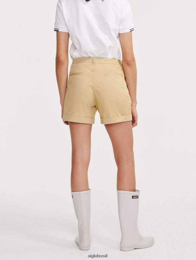 Aigle roupas shorts chino vime mulheres RX2B88435