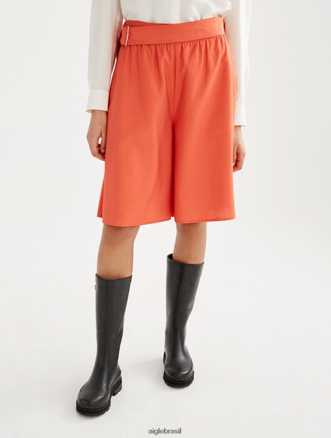 Aigle roupas saia culote folgada Harissa mulheres RX2B88527