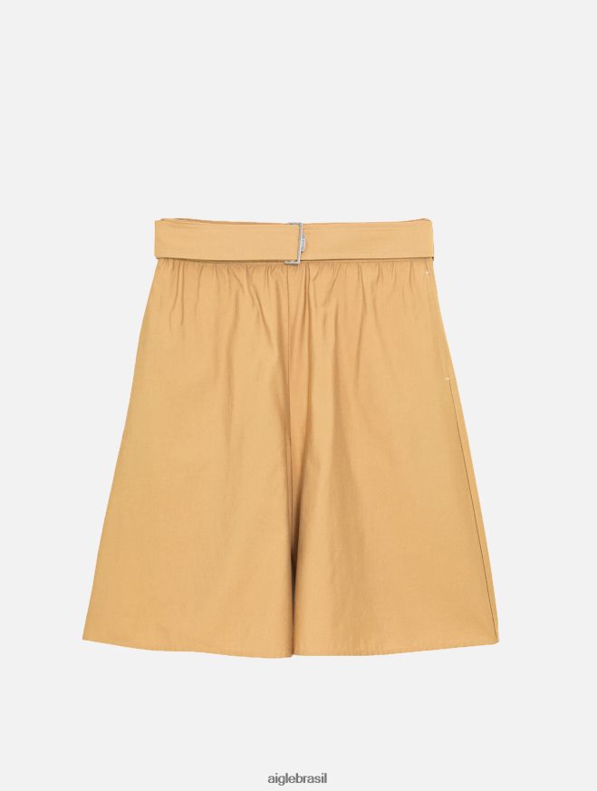 Aigle roupas saia culote folgada vime mulheres RX2B88531