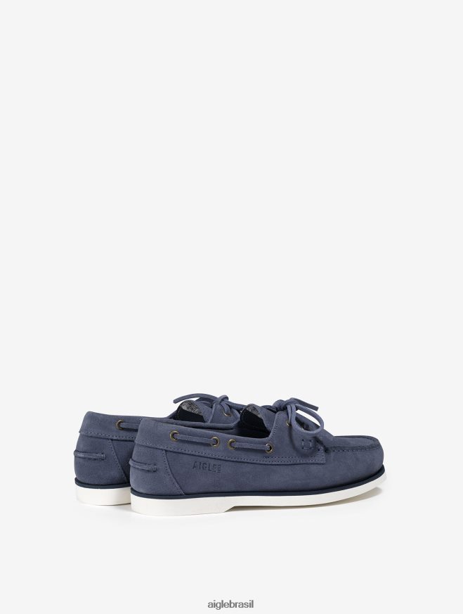 Aigle sapato mocassim clássico em couro nobuck marais mulheres RX2B88668