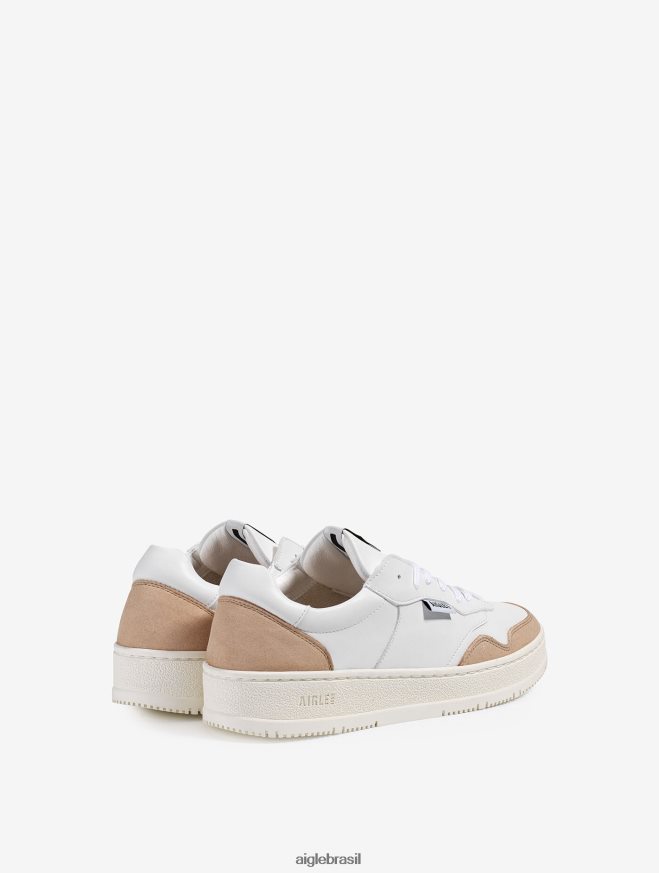 Aigle sapato o tênis de couro sustentável rosa enevoada mulheres RX2B88557