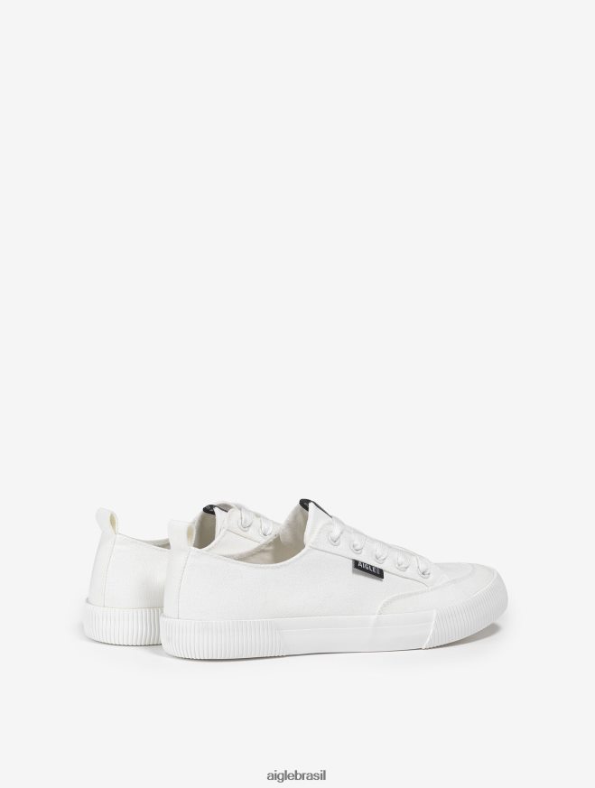 Aigle sapato tênis de lona branco mulheres RX2B88700