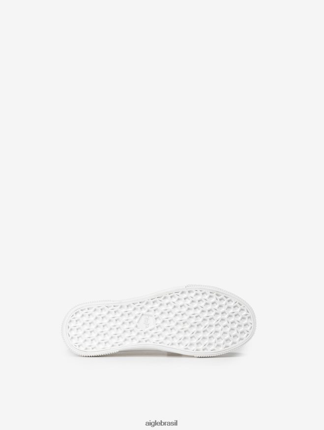 Aigle sapato tênis de lona branco mulheres RX2B88700