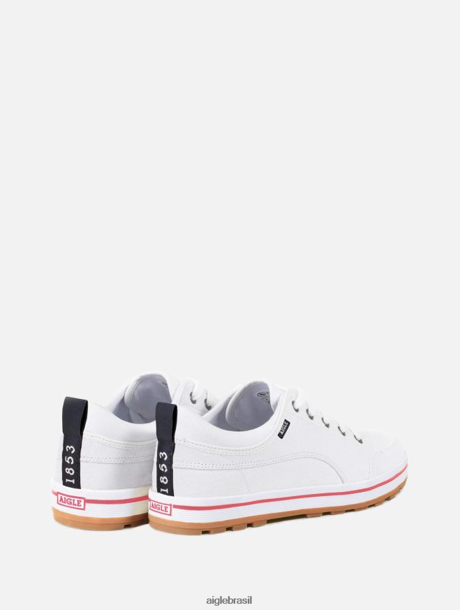Aigle sapato tênis de lona leve branco mulheres RX2B88712